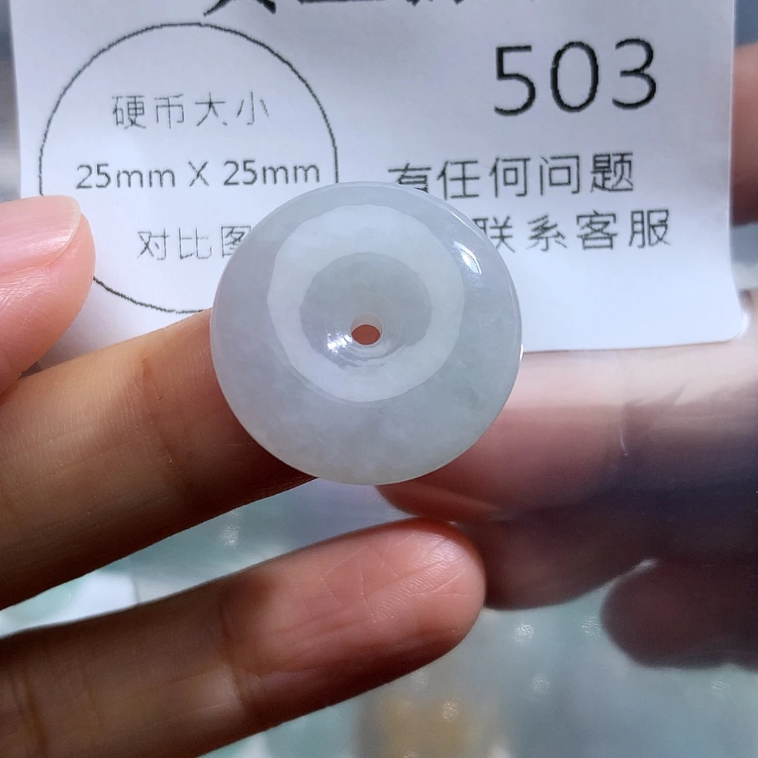 翡翠未镶嵌颈饰503