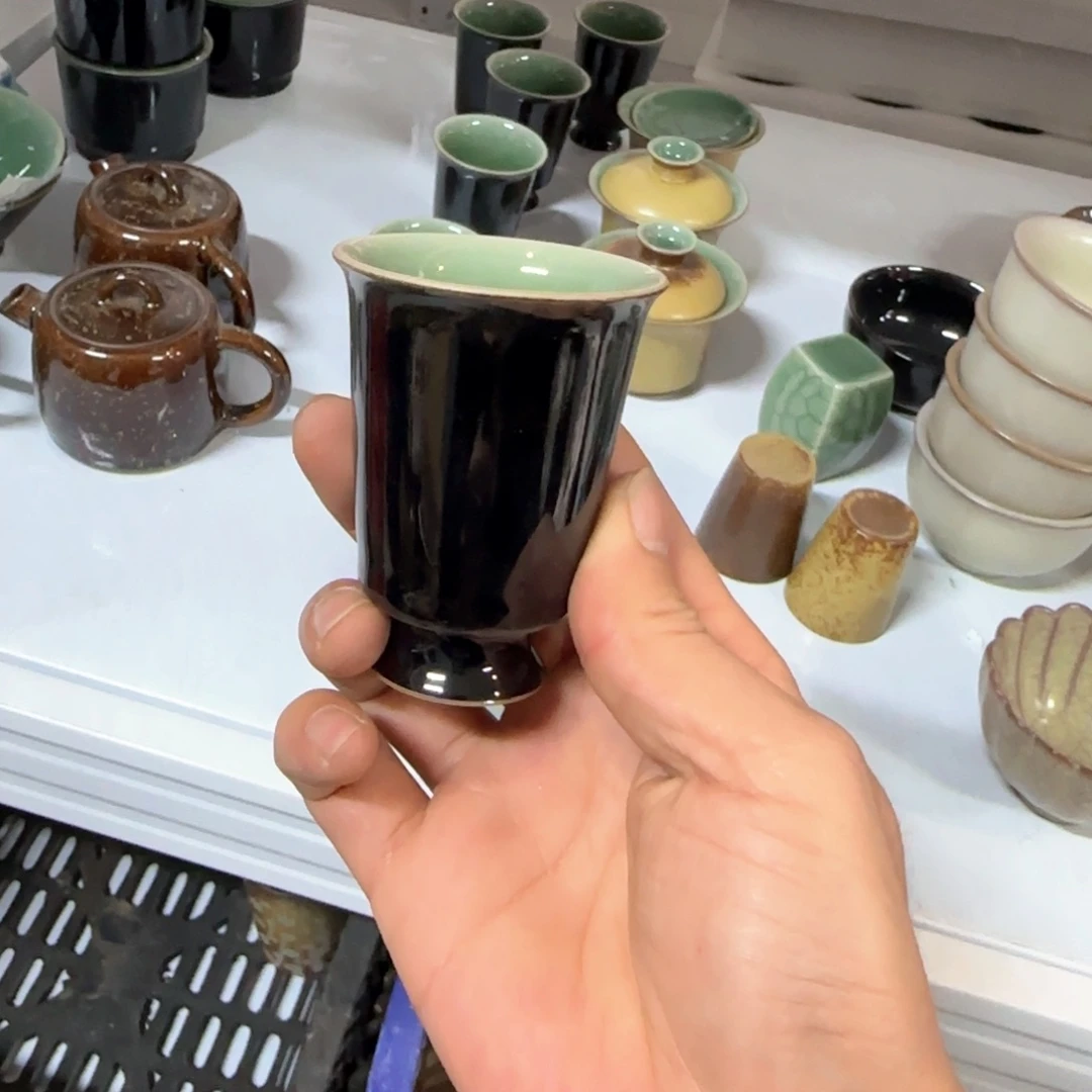 小金茶具青瓷茶器