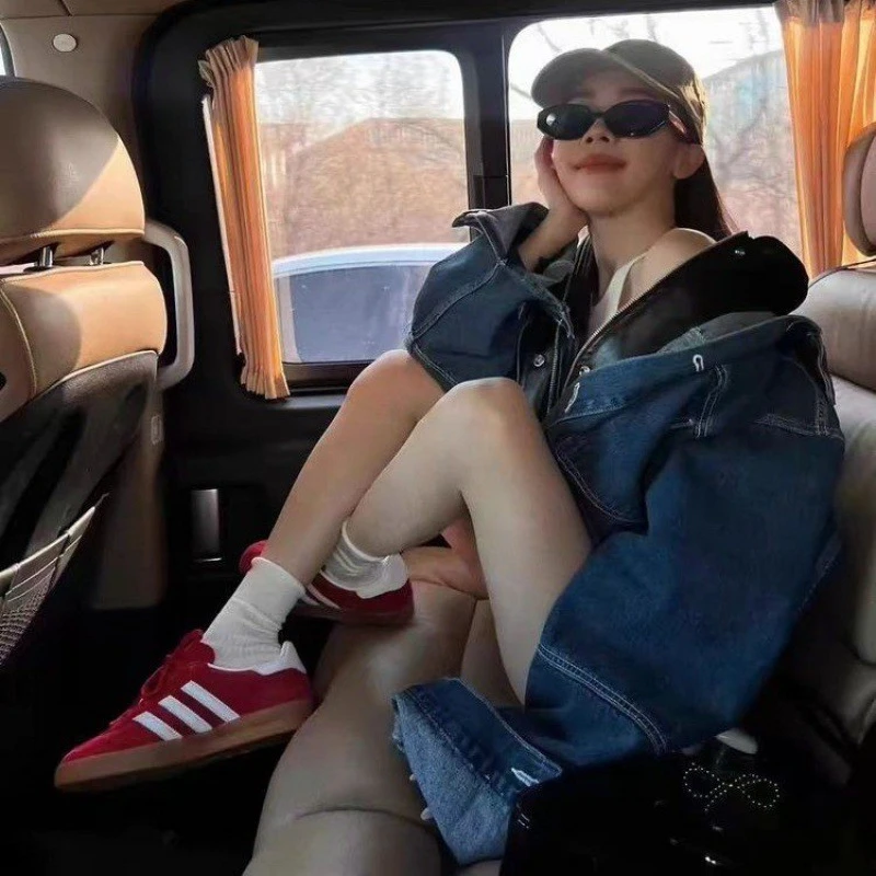 美式低帮板鞋女百搭经典款纯色ins风厚底舒适学生通勤爆款