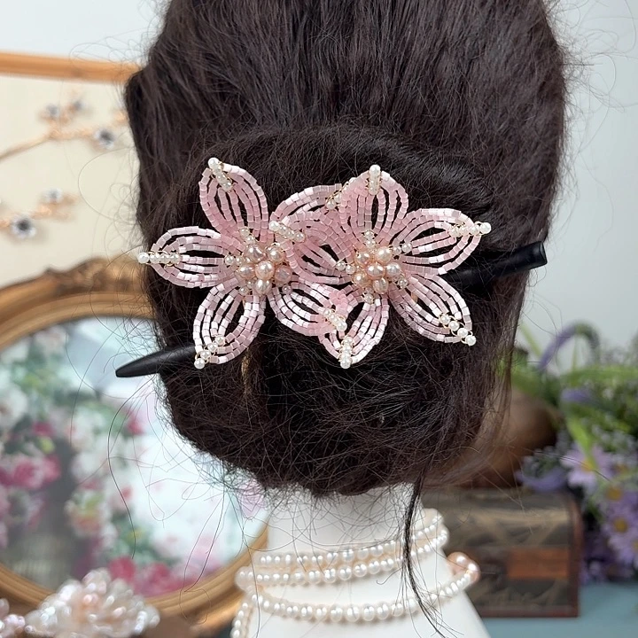 多***阳淡水珍珠未镶嵌发饰