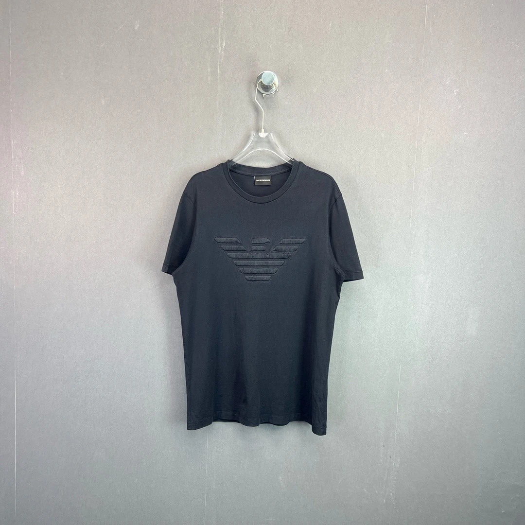 95新 AX ARMANI EXCHANGE/阿玛尼 L码/刺绣logo圆领短袖/11133316