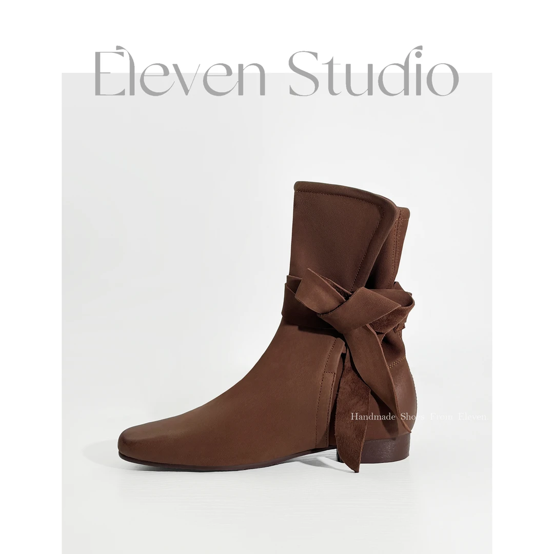 【王11】气质绑带小众时尚短靴 3|5.5CM /缠绕