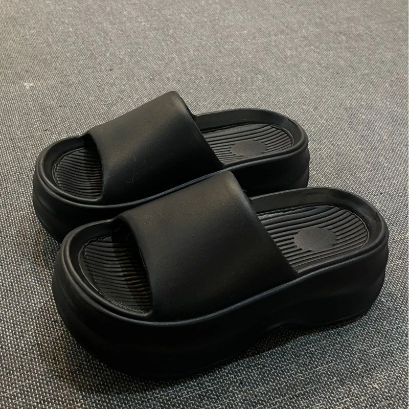 7拖鞋女款夏天外穿厚底踩屎感2024新款夏季网红凉拖鞋海边外出