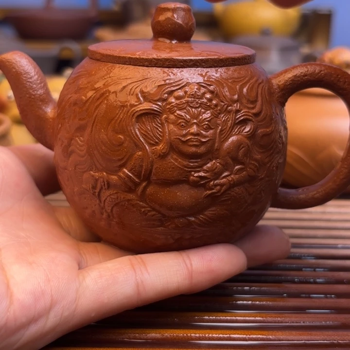 茶壶紫砂黄爷爷红将坡原矿170c