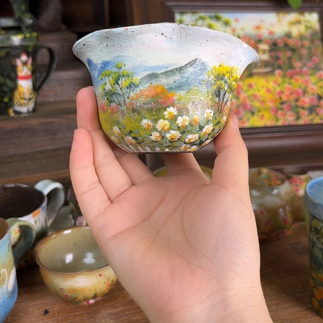 奥***奥釉下五彩斑斓色彩