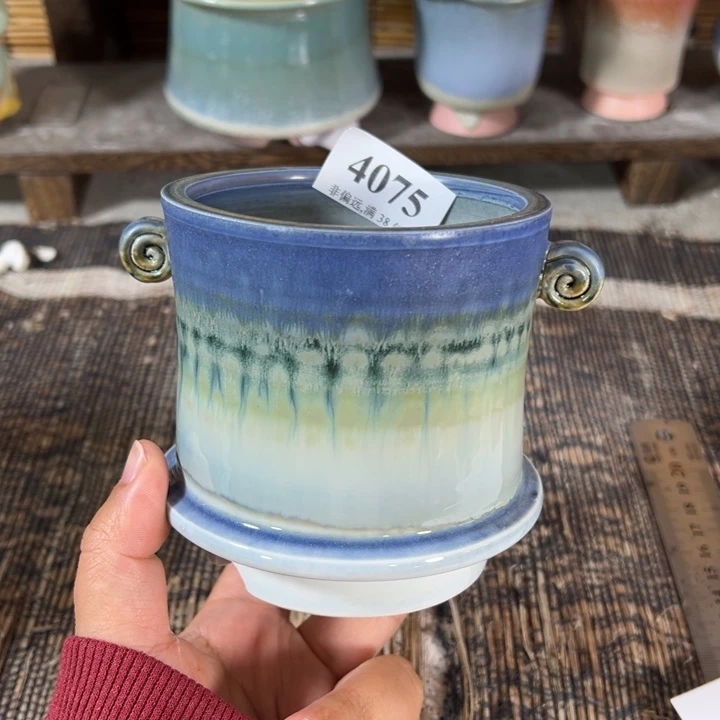 口8高10 手工花盆满30包邮