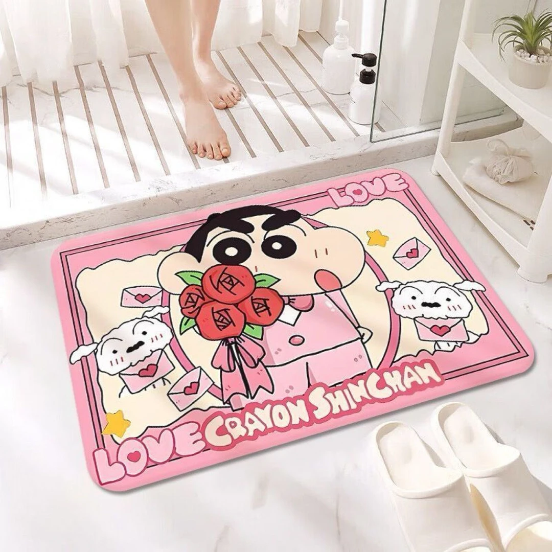 Q78-60*90卧室厨房厕所吸水速干地毯地垫卫生间耐脏易打理