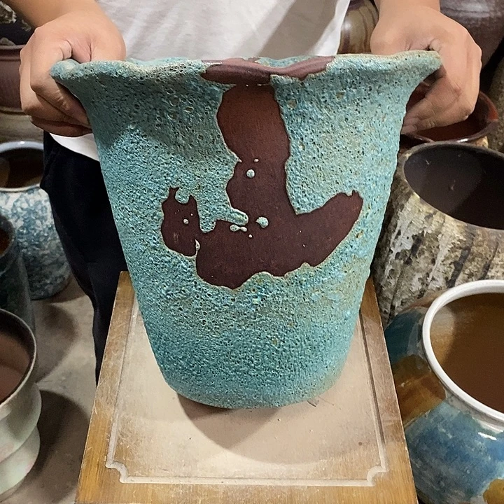 口32高度30蓝泼墨………