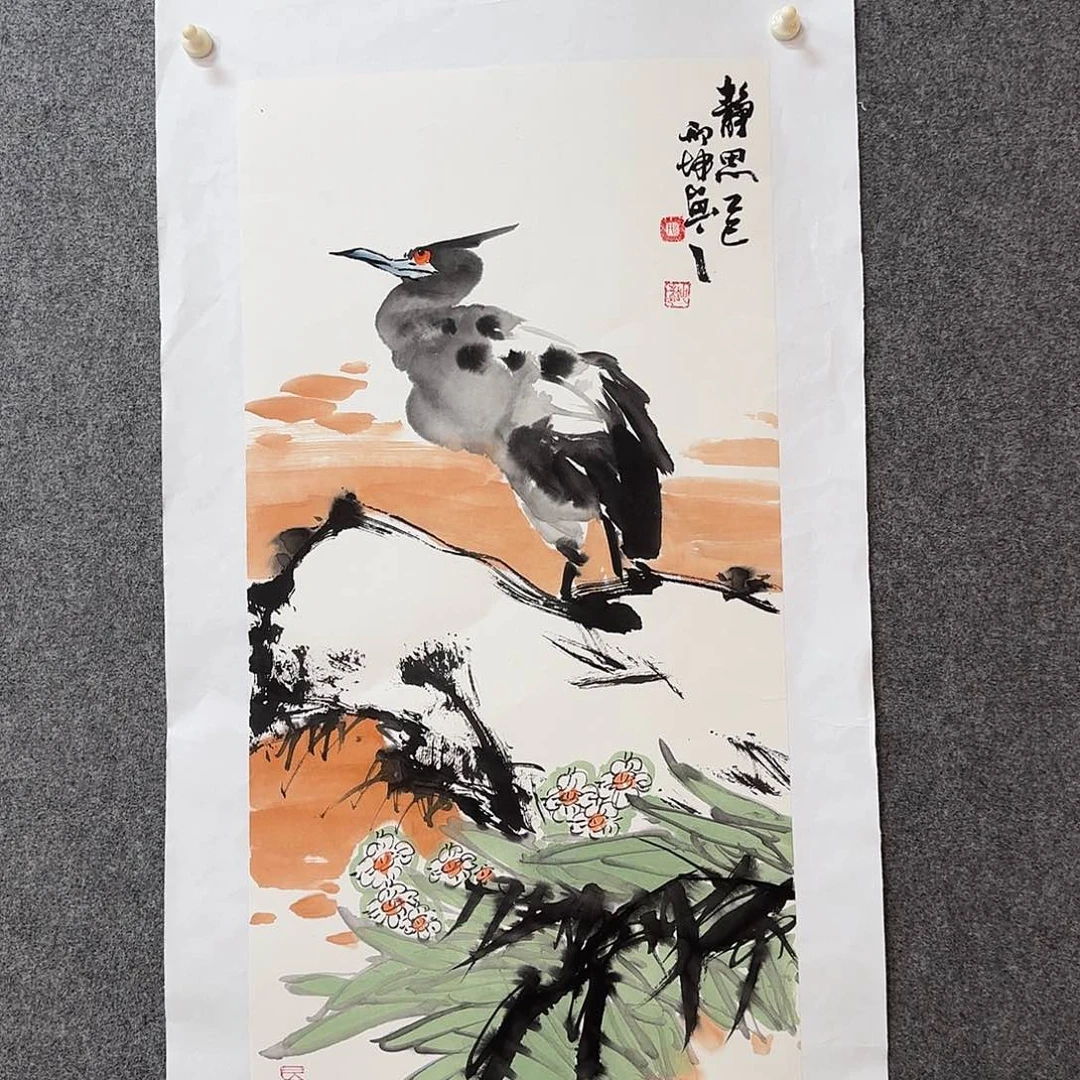 国画zz梁景欣老师手绘作品