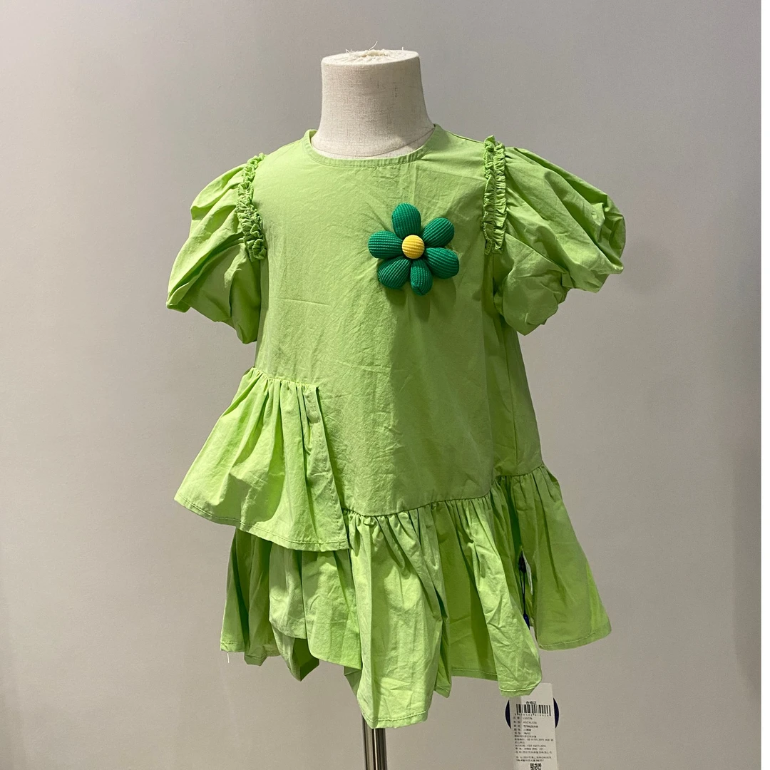 7.3小O宝Okids童装  宝宝泡泡袖连衣裙  XGCXL550