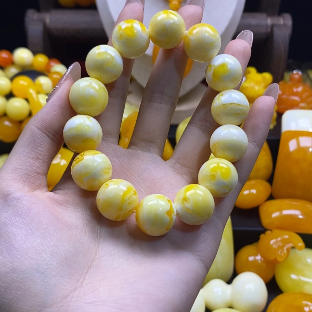 泡***沫非金属全品无暇瓷白手串