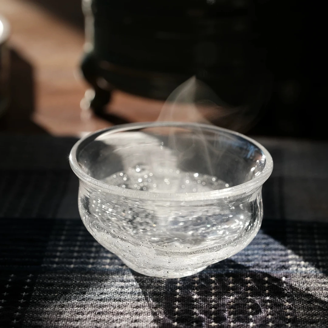 饴山琉璃 | 营造石纹小杯