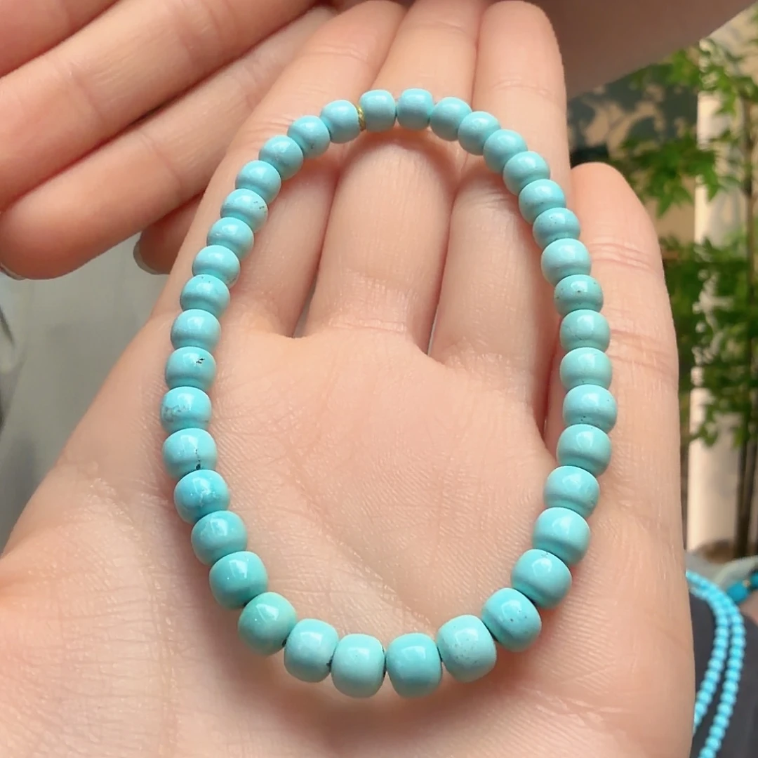 绿松石未镶嵌颈饰