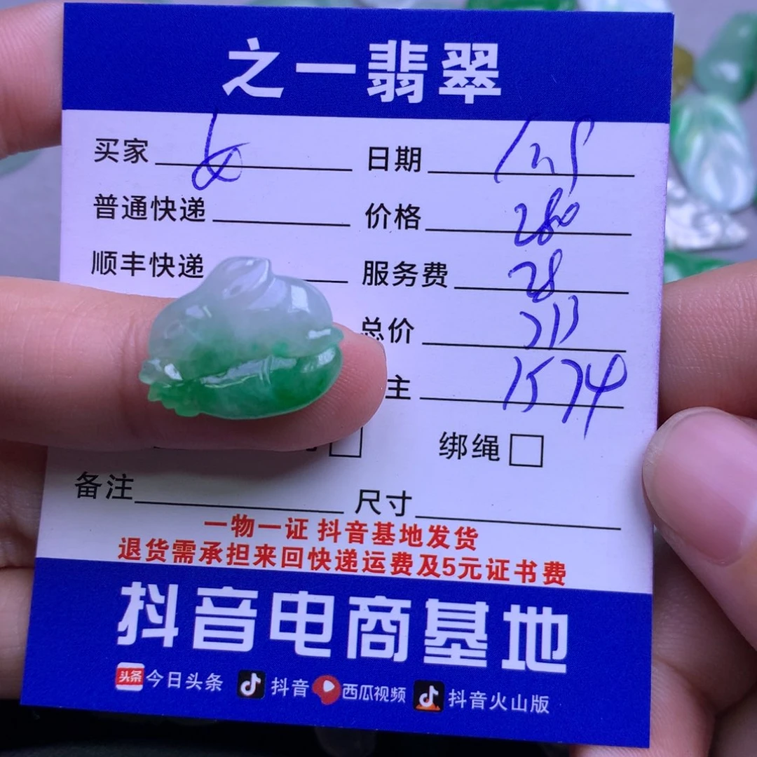 颈饰未镶嵌翡翠女****O