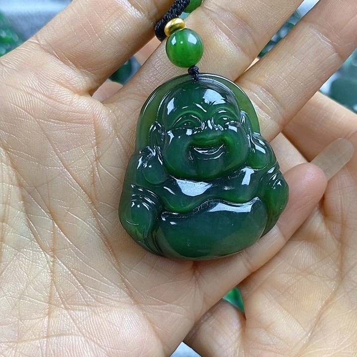 吊坠(不含链)未镶嵌和田玉（碧玉）41