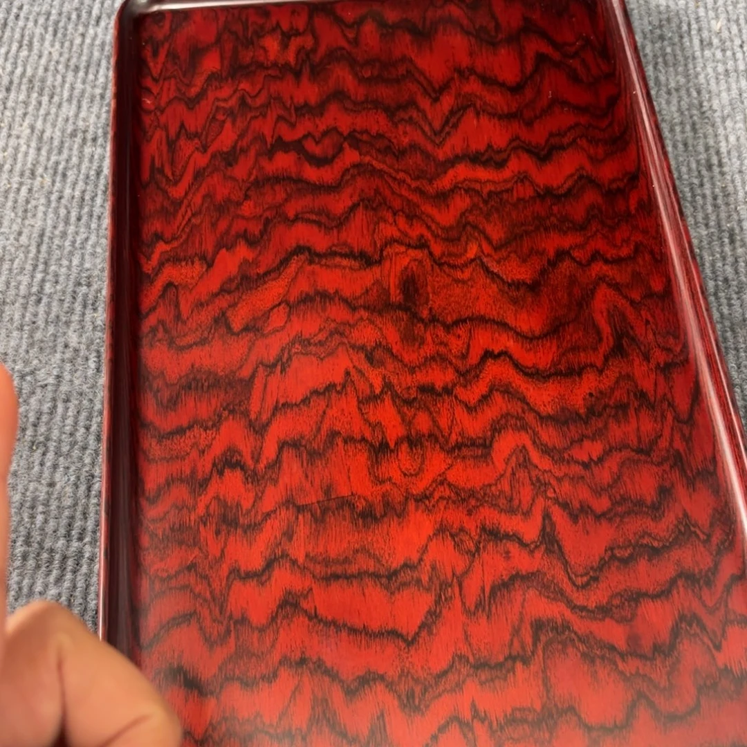 木红酸枝独板托盘