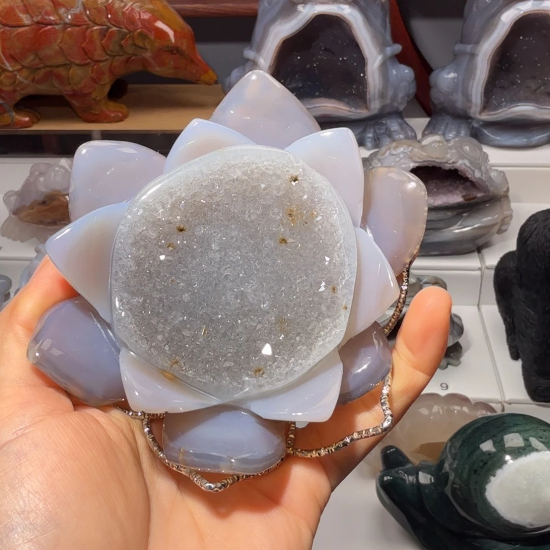 胖***崽玛瑙/玉髓未镶嵌挂件