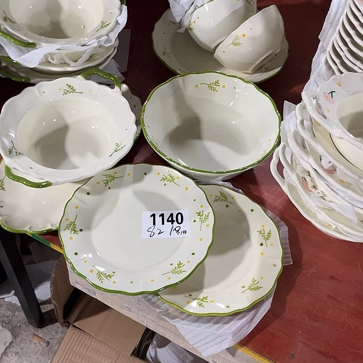 搪瓷微瑕外贸陶瓷餐具1140