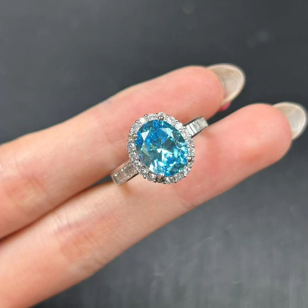 AlusGD-圣玛高订海蓝宝合金合成/培育戒指541