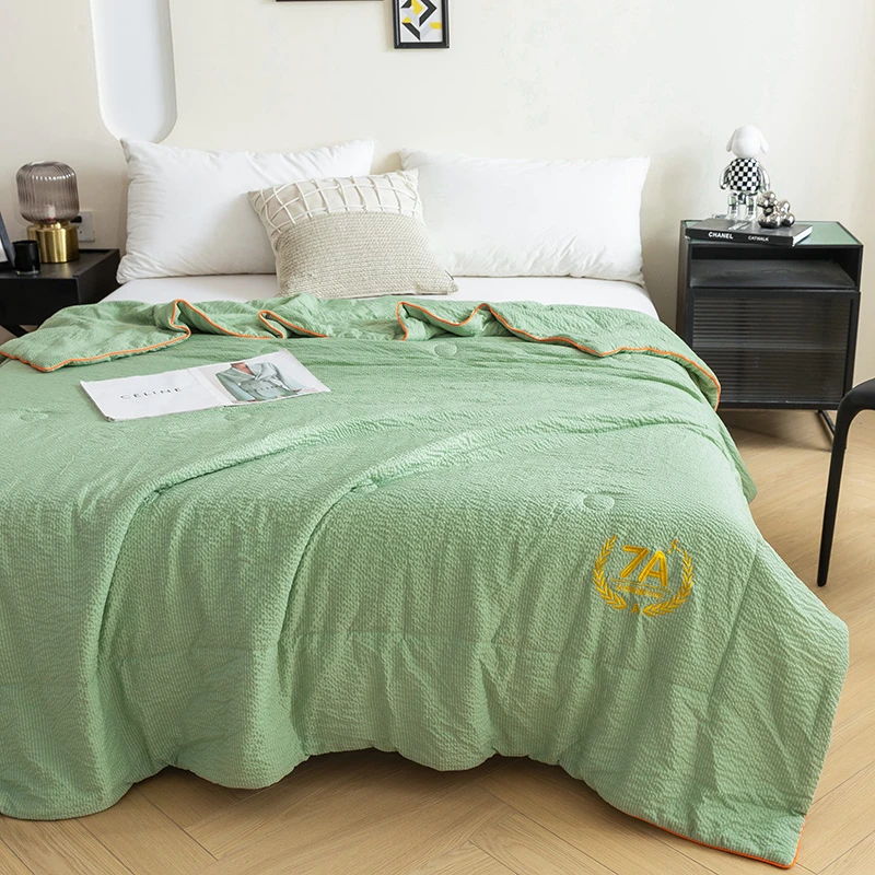 【孤品清货】7A抗菌提花泡泡纱大豆夏被200*230