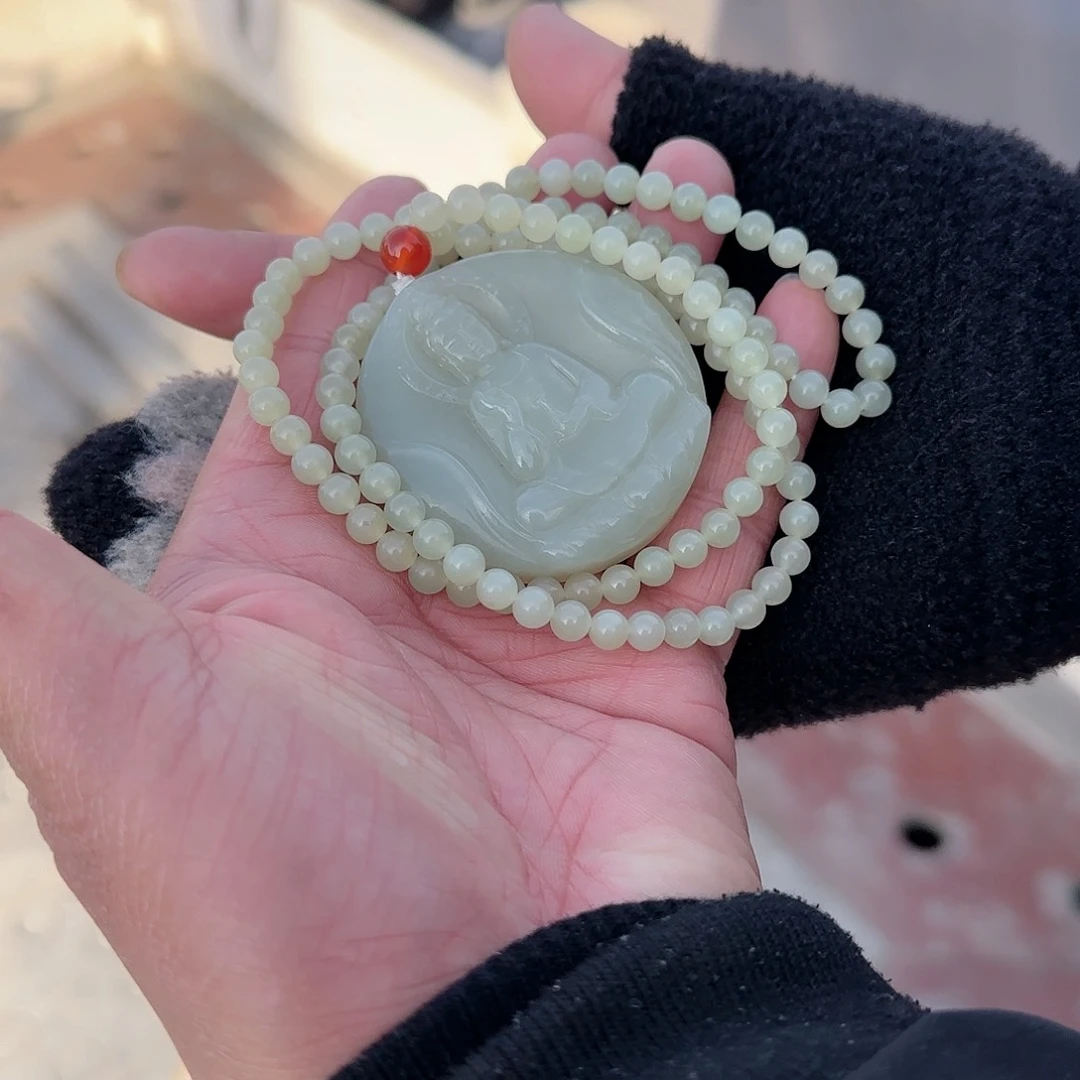 和田玉颈饰未镶嵌