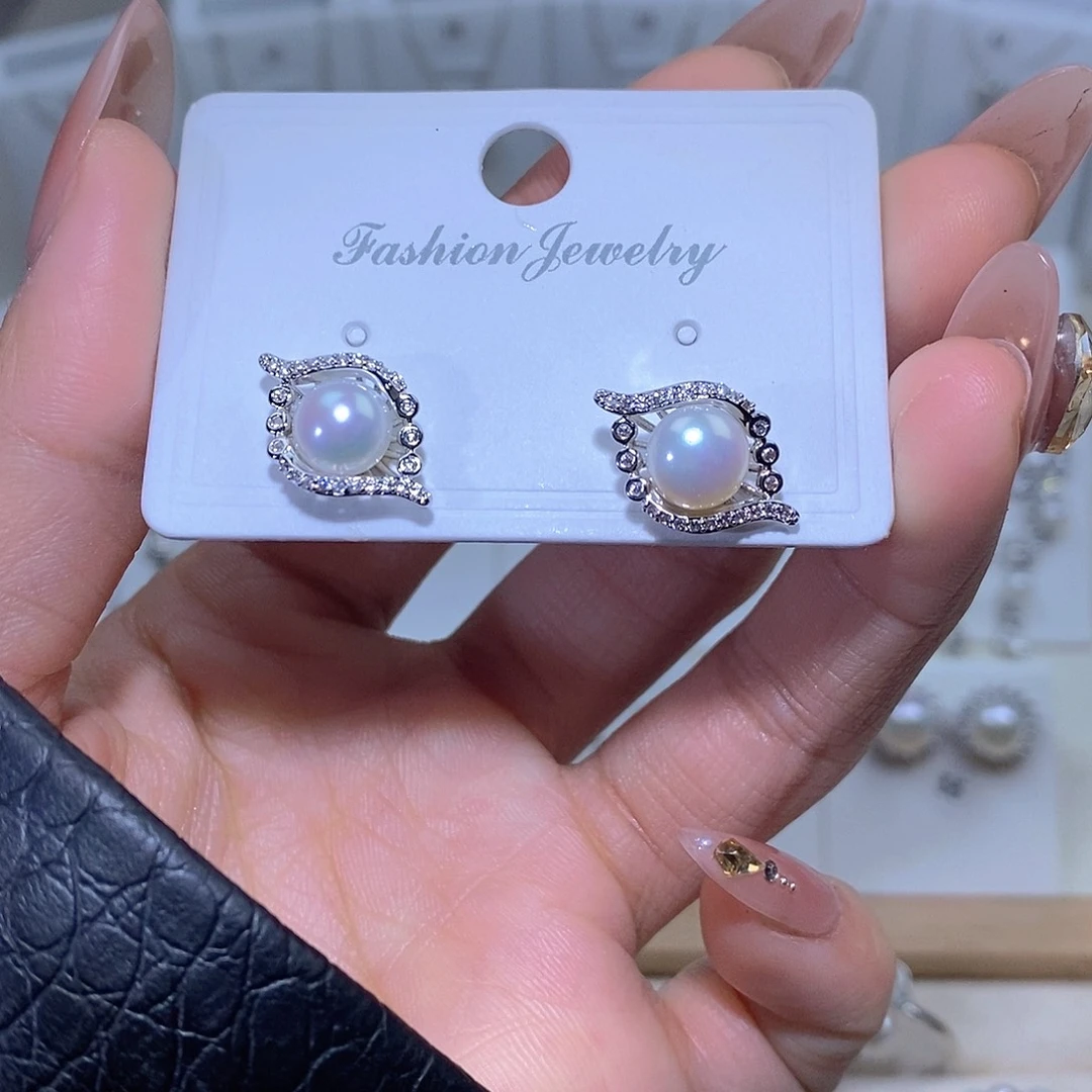 淡水珍珠未镶嵌耳饰