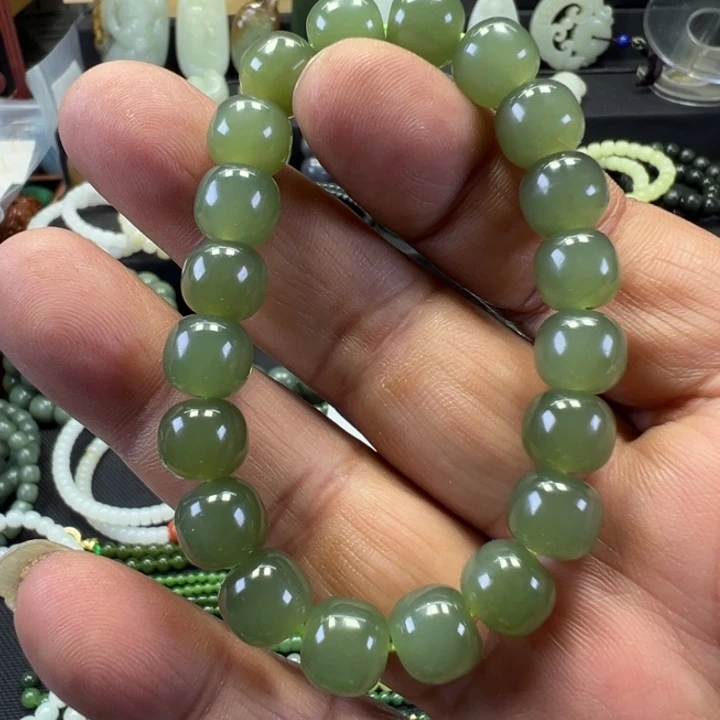 和田玉未镶嵌套链