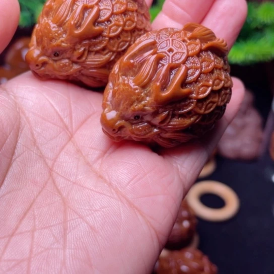 【闪购商品】手串/手链橄榄核35左右金币龙龟手球