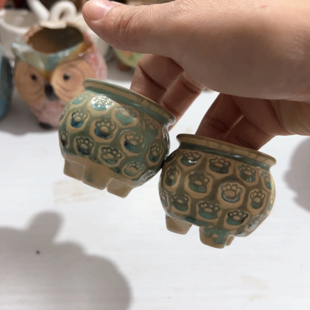 陶瓷多肉小花盆@@1299