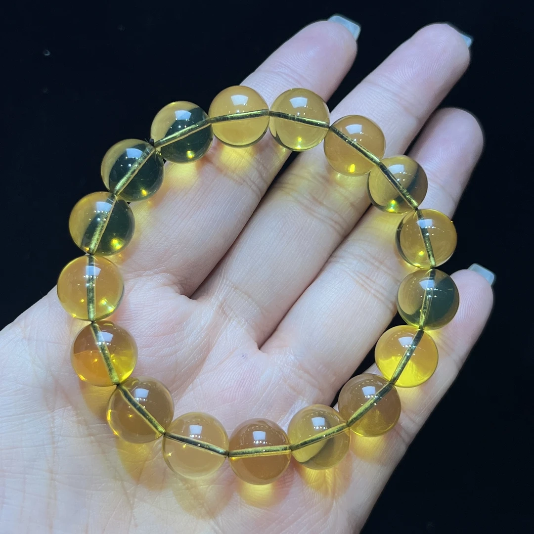 【金旭上成】天然蓝珀手串 12mm 珠串 多样性发一件