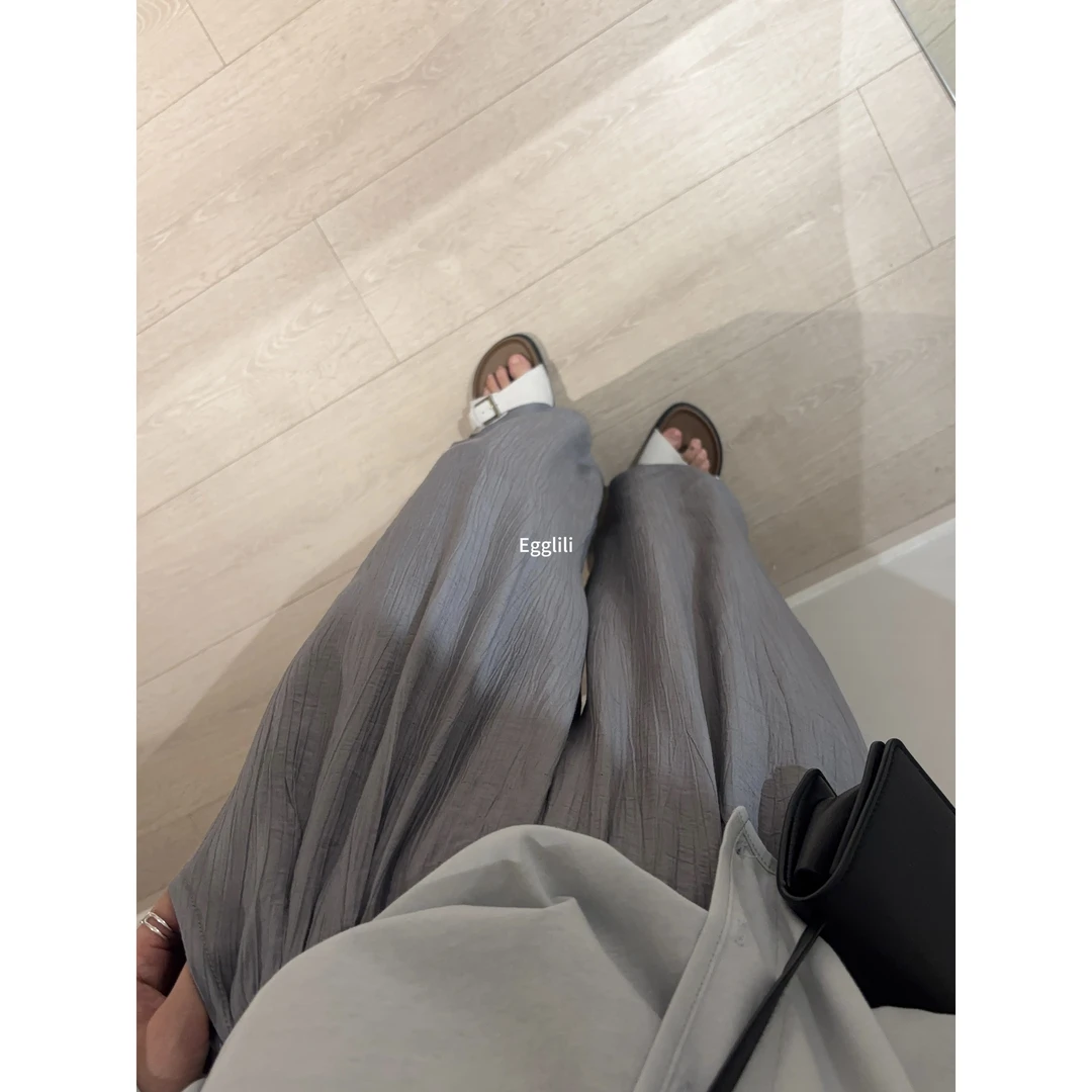 【纹理凉凉裤】垂感夏日休闲裤