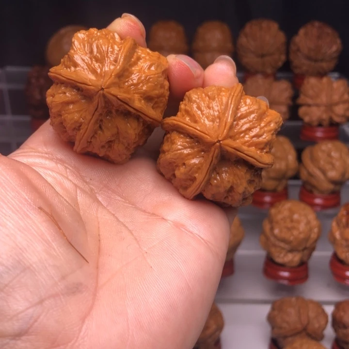 吊坠文玩核桃21放漏四楞