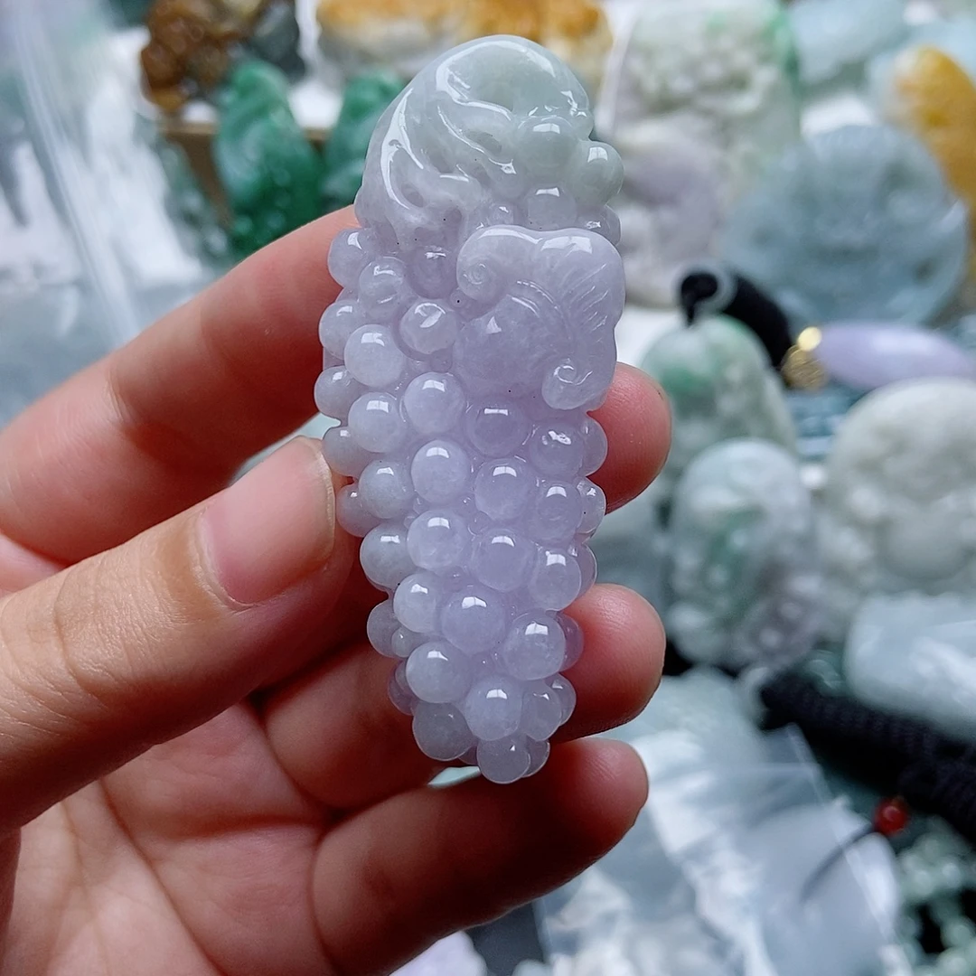 翡翠未镶嵌吊坠(不含链)1