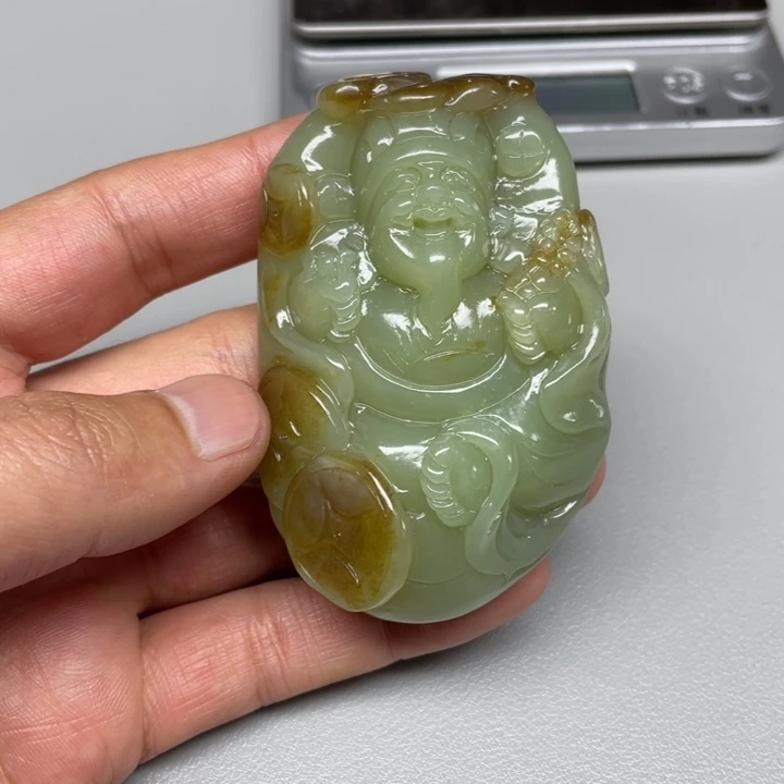 和田玉吊坠(不含链)未镶嵌大*锋