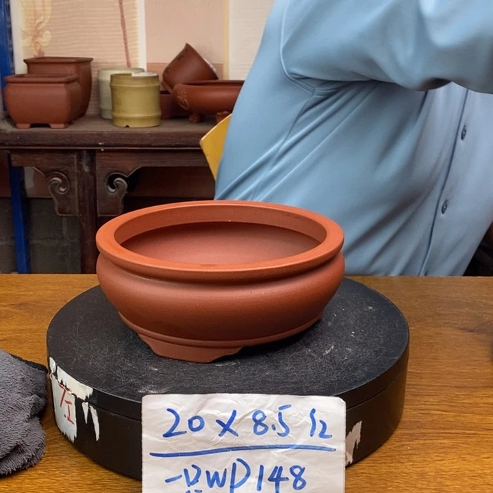 紫砂花盆货号一只WP148