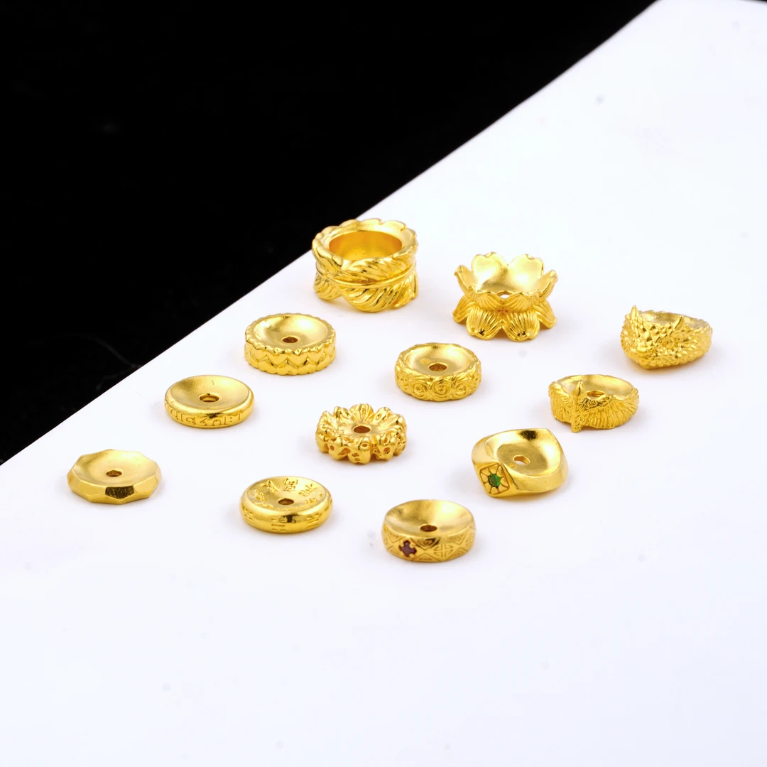 足银银制品 足银卡环合集适配卡8老型直切卡10圆珠22K电铸归圆