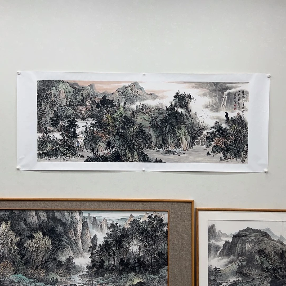 国画秦康胜小六尺180*70精品佳作