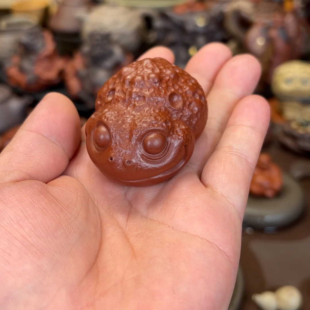 紫砂茶宠紫砂金蟾