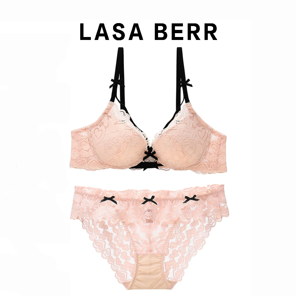 漫画胸小胸聚拢显大性感镂空蕾丝内衣收副乳防下垂无钢圈甜美文胸