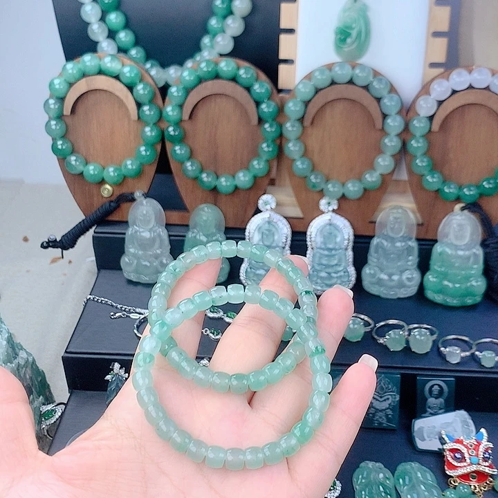 未镶嵌手串石英质玉7mm