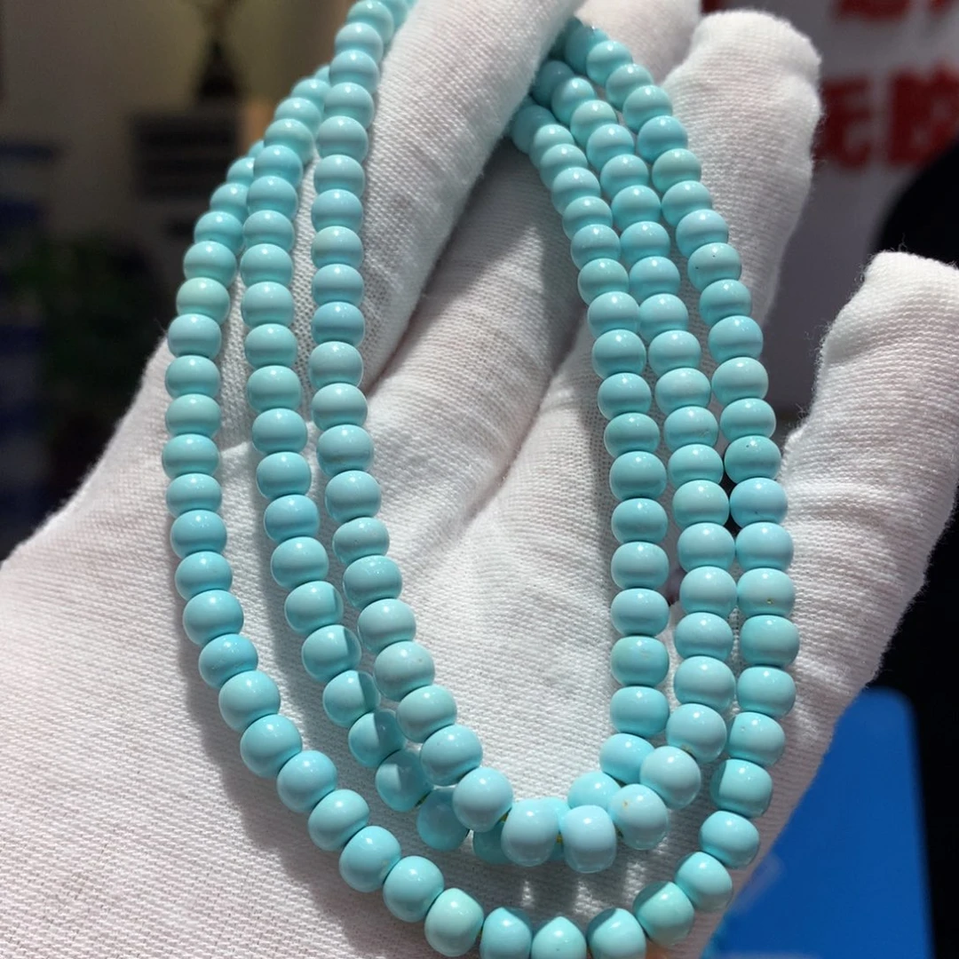 未镶嵌绿松石长链