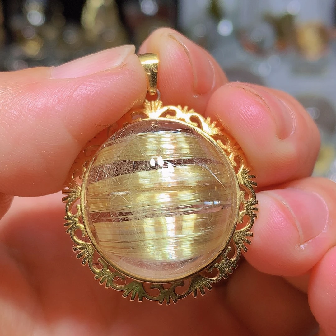 银S925镀金镶嵌水晶珠宝半成品定制款