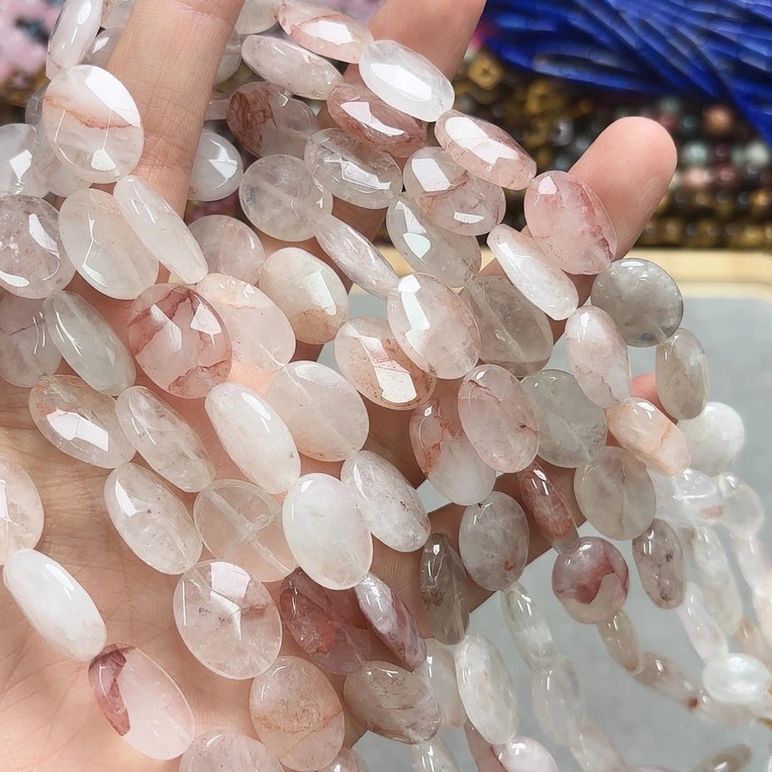 玛瑙/玉髓未镶嵌珠宝半成品14×18红椒花蛋型切一条