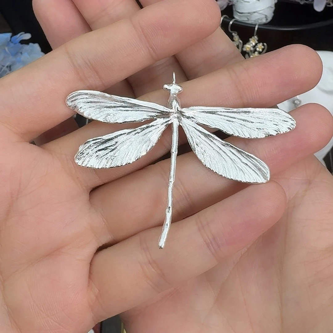 吊坠足银原创蜻蜓吊坠