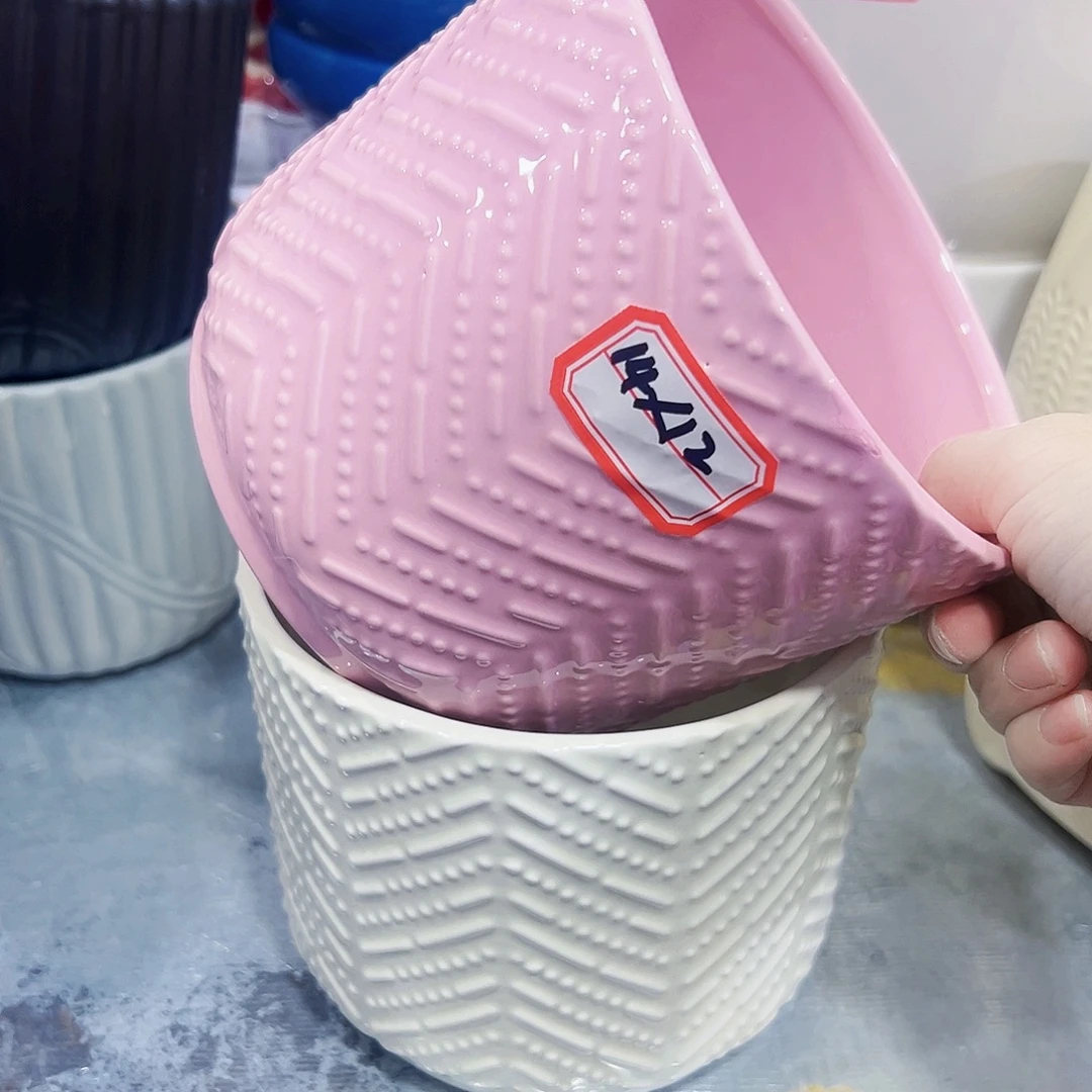 外贸尾单陶瓷花盆凑单10米包邮