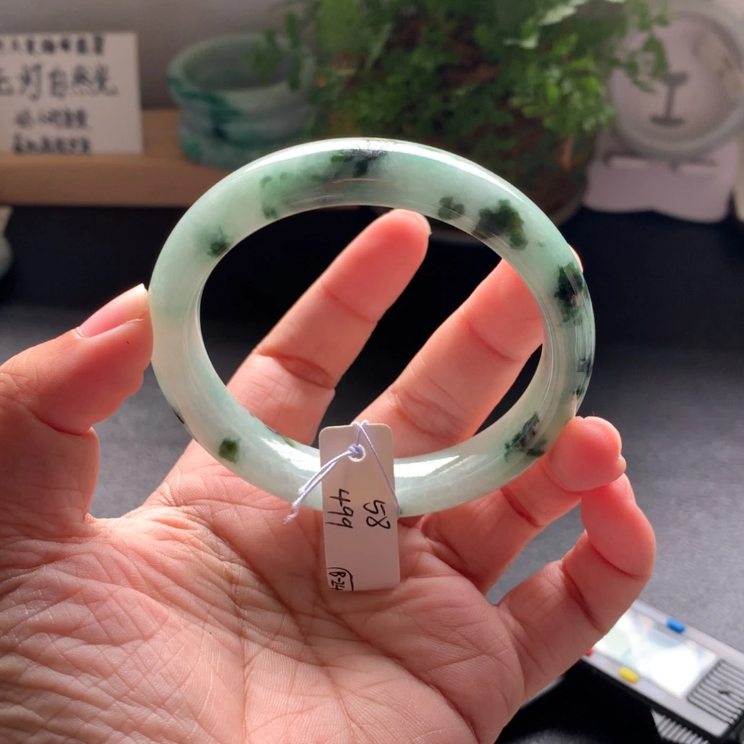 翡翠未镶嵌手镯2号58.1-12.4-8.1