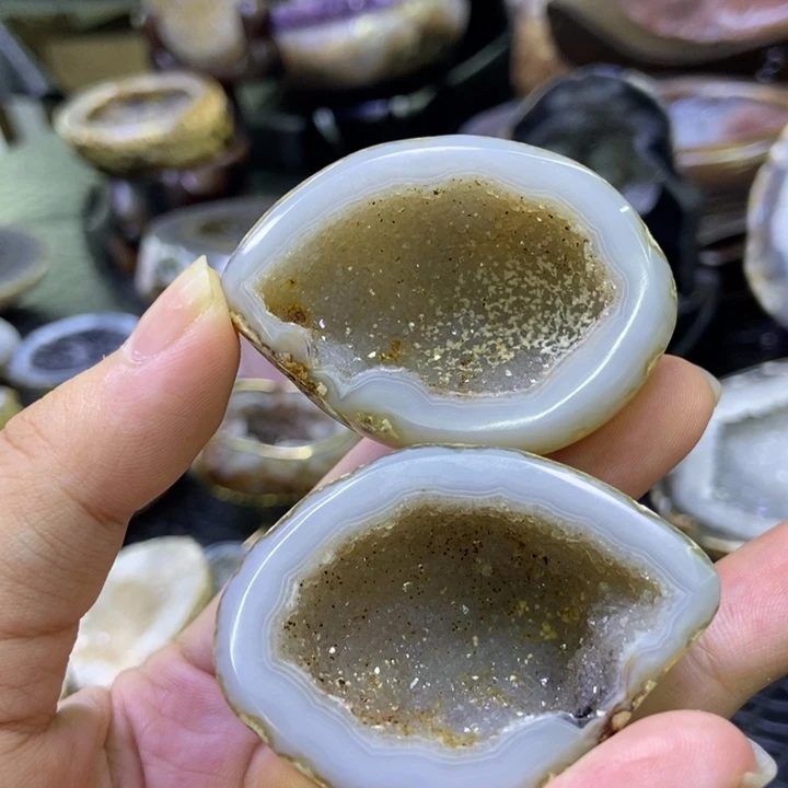 未镶嵌珠宝半成品水晶聚宝盆