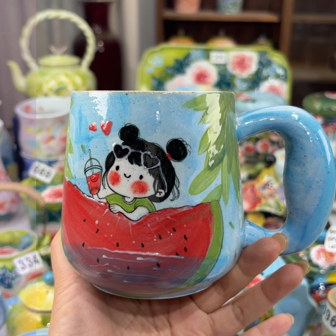 格****9景德镇手绘高温釉下彩陶瓷茶具