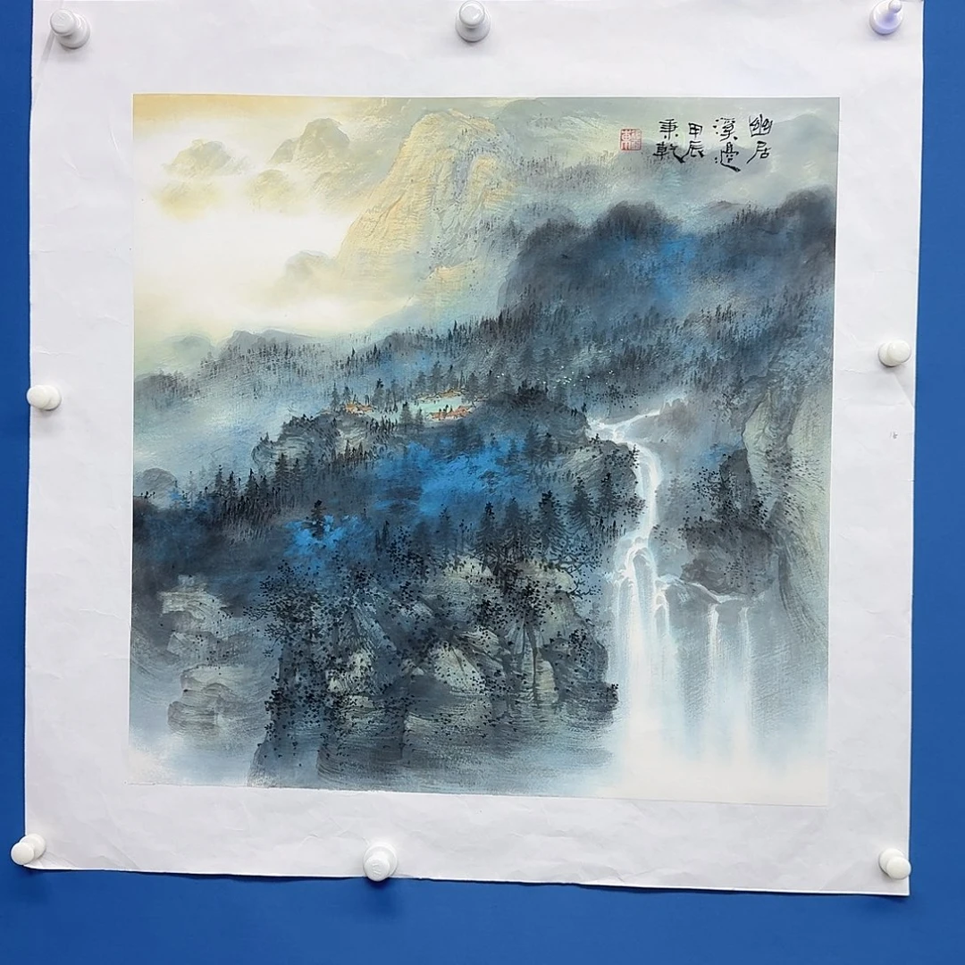 国画多次参加国内外大型