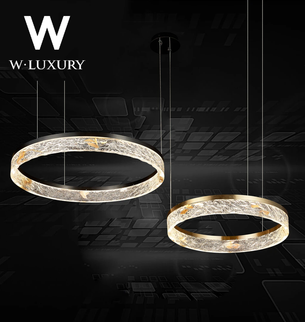 WLUXURY（特价浮力阿尔卑斯）现代轻奢家用大气客厅吊灯一字餐厅灯